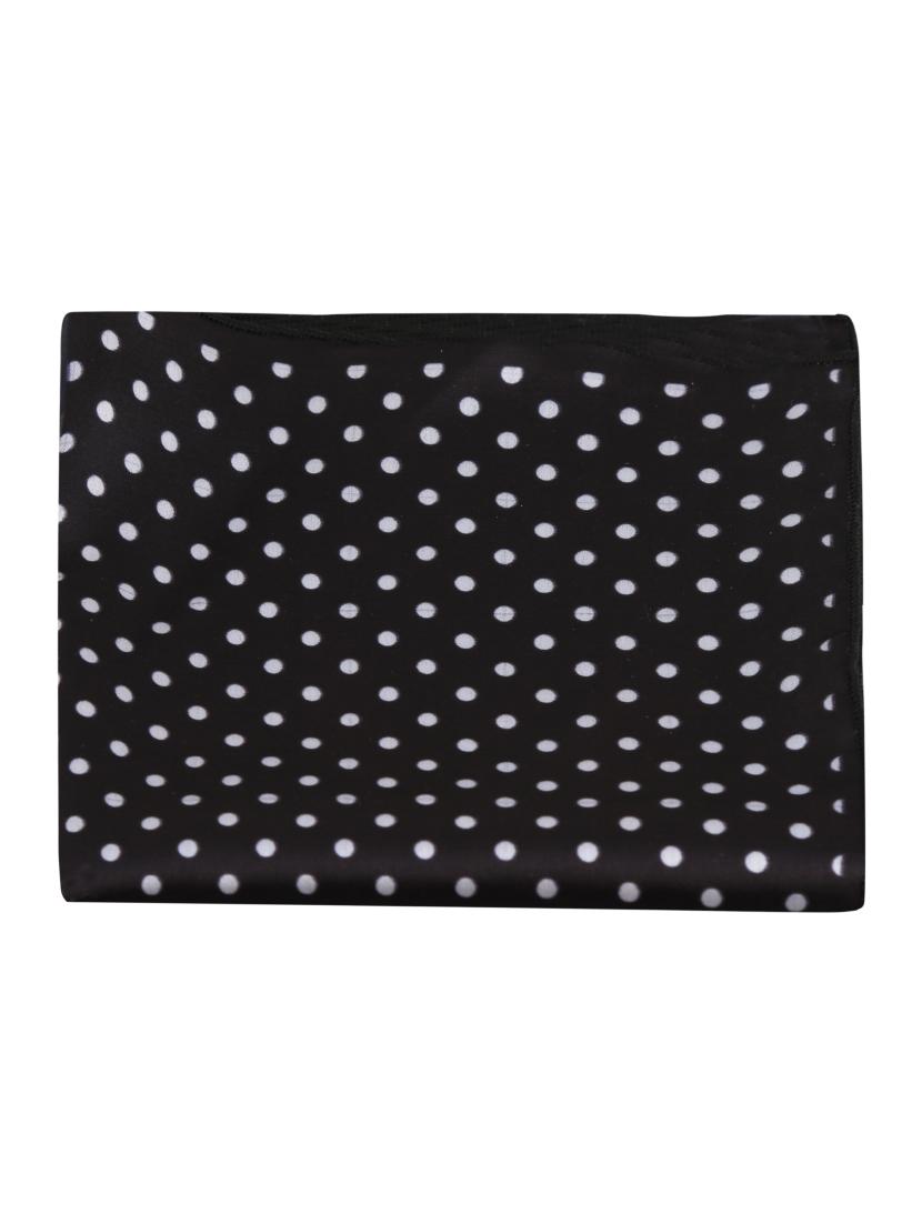 black polyester pocketsquare - 15024025 - Zoom Image - 5