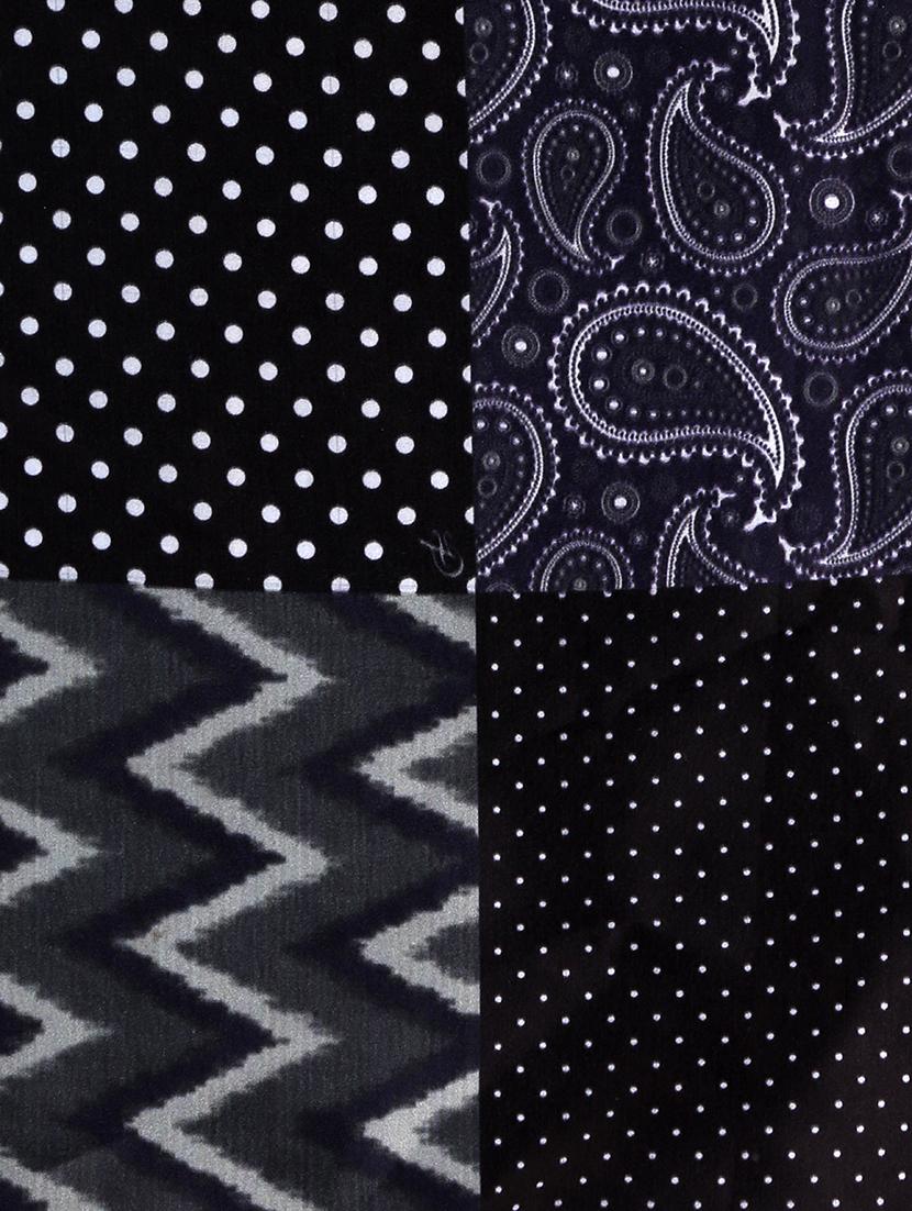 black polyester pocketsquare - 15024025 - Zoom Image - 8