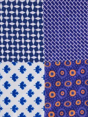 blue polyester pocketsquare - 15024026 - Standard Image - 8