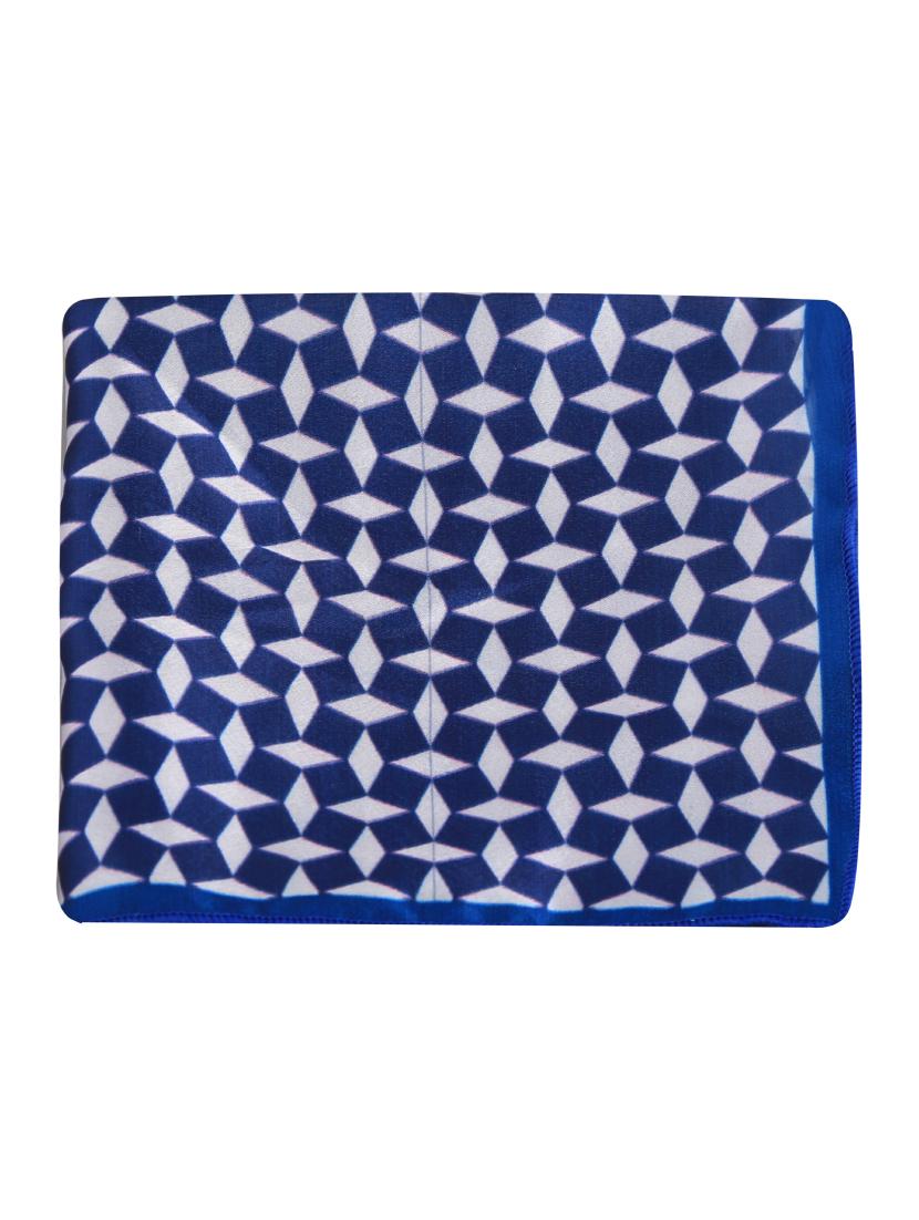 blue polyester pocketsquare - 15024026 - Zoom Image - 5