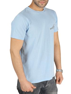 light blue cotton t-shirt - 15024289 - Standard Image - 2
