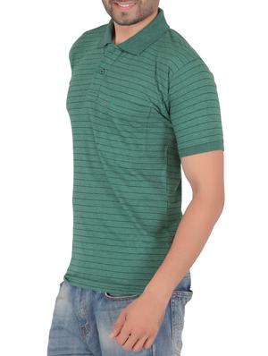 green cotton pocket t-shirt - 15024339 - Standard Image - 2