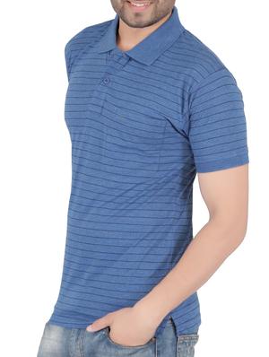 blue cotton pocket t-shirt - 15024342 - Standard Image - 2