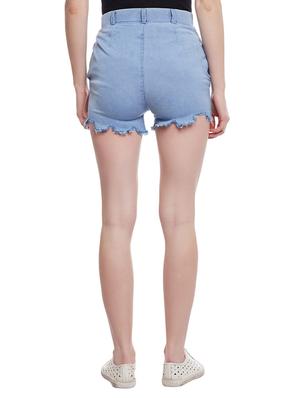 light blue denim shorts - 15024378 - Standard Image - 2