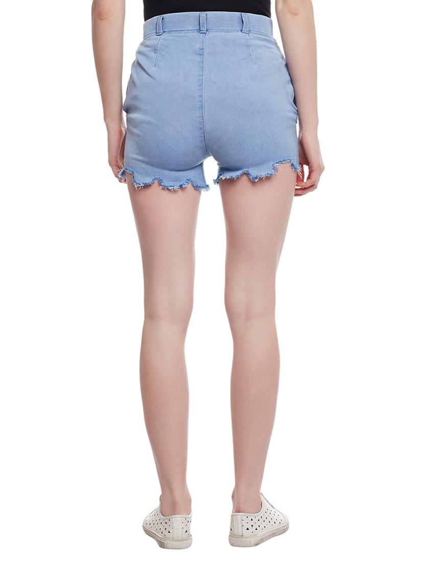 light blue denim shorts - 15024378 - Zoom Image - 2