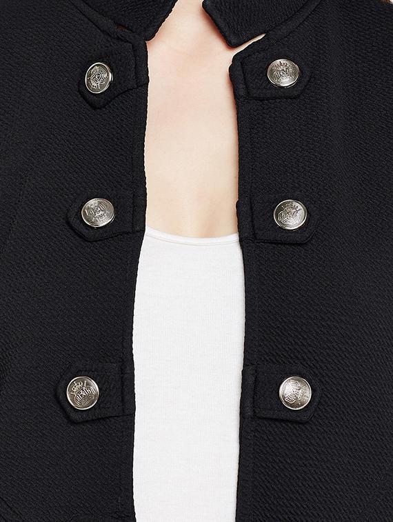 solid black summer jacket - 15024836 - Zoom Image - 5