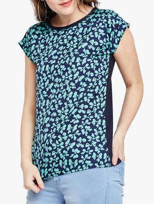 blue floral top - 15024866 - Standard Image - 2