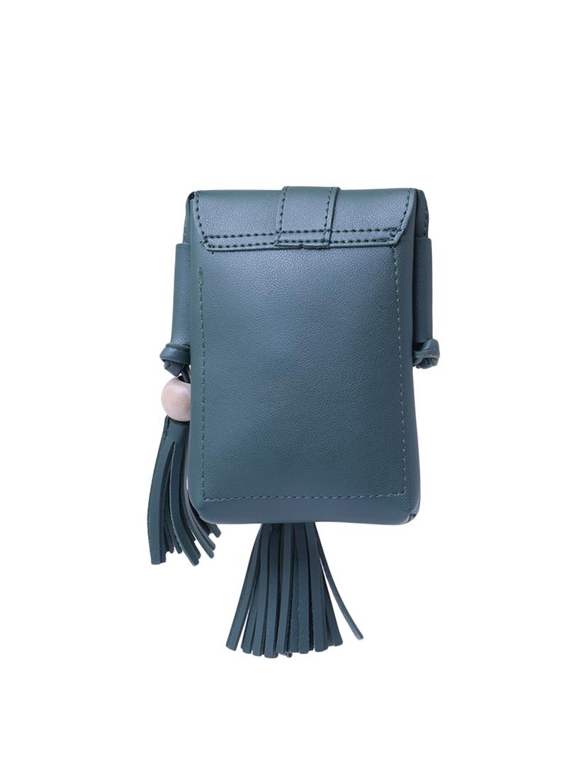 green leatherette regular sling bag - 15025089 - Zoom Image - 2