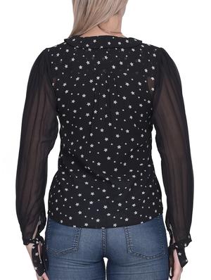 black printed shirt - 15025218 - Standard Image - 2