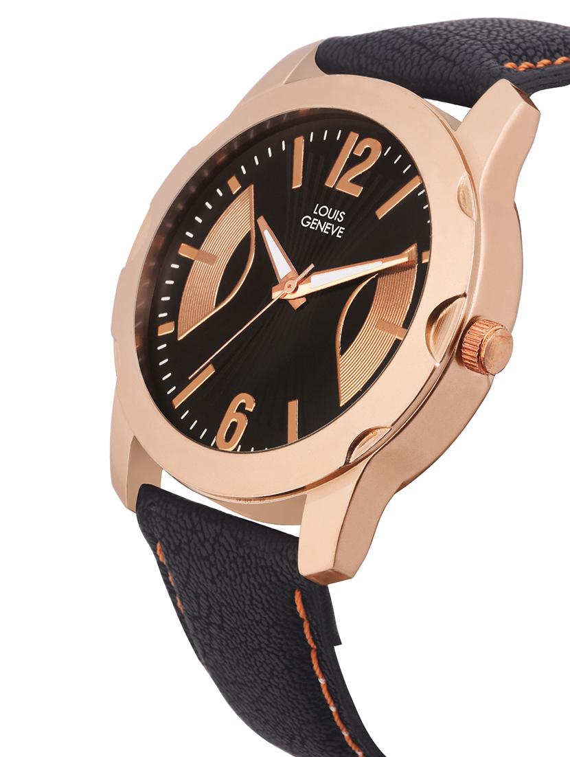 LOUIS GENEVE Black Dial Watch For Men - LG-MW-CBLACK-209 - 15025600 - Zoom Image - 2