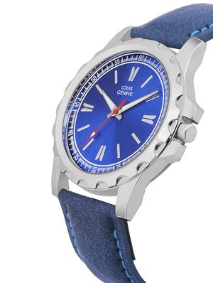 LOUIS GENEVE Blue Dial Watch For Men - LG-MW-L-BLUE-212 - 15025603 - Standard Image - 2