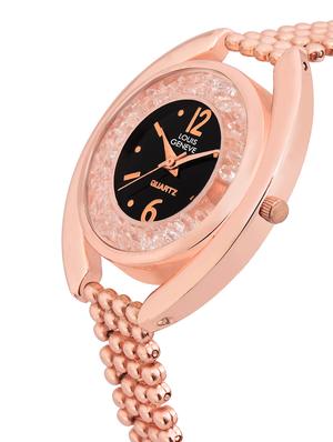 LOUIS GENEVE Black Dial Watch For Women - LG-LW-CBLACK-94 - 15025729 - Standard Image - 2