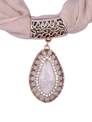 beige cotton scarf - 15025829 - Standard Image - 2