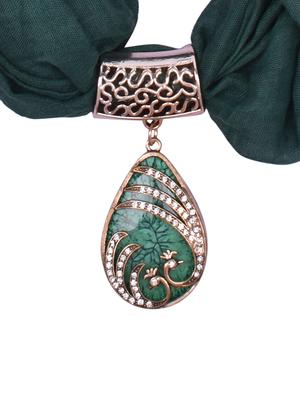 green cotton scarf - 15025837 - Standard Image - 2