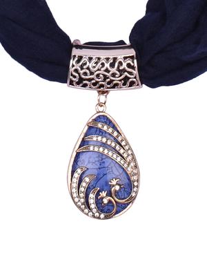 navy blue cotton scarf - 15025864 - Standard Image - 2