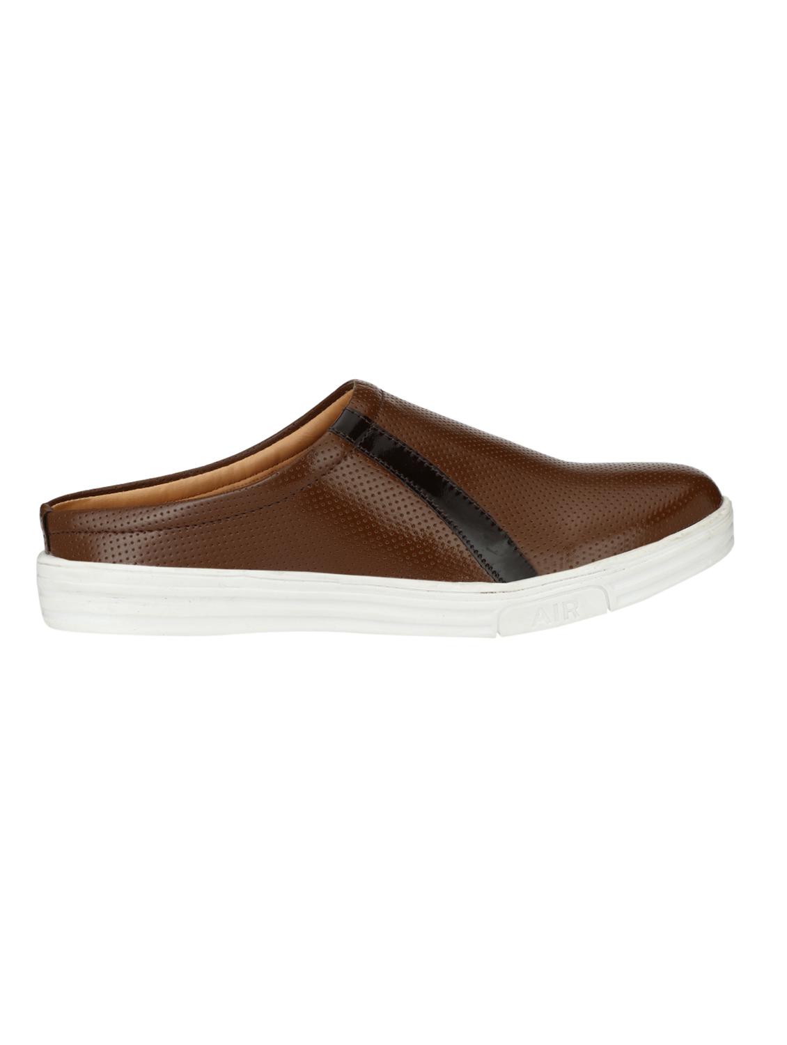 tan leatherette casual slipon - 15025989 - Zoom Image - 2
