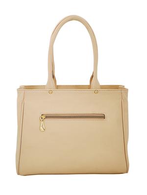 beige leatherette handbag - 15026489 - Standard Image - 2