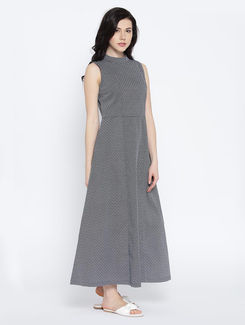 black printed maxi dress - 15027528 - Zoom Image - 2