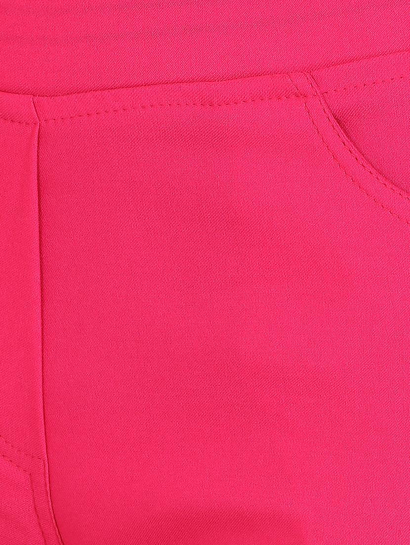 pink cotton lycra jeggings - 15027539 - Zoom Image - 5