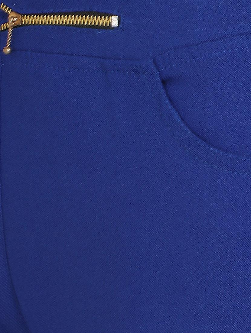 blue cotton lycra jeggings - 15027545 - Zoom Image - 5