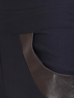 navy blue cotton lycra jegging - 15027548 - Standard Image - 5