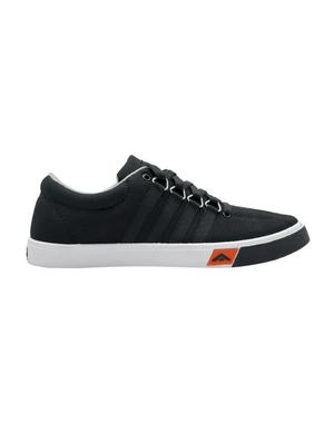 black canvas lace up sneaker - 15028155 - Standard Image - 2