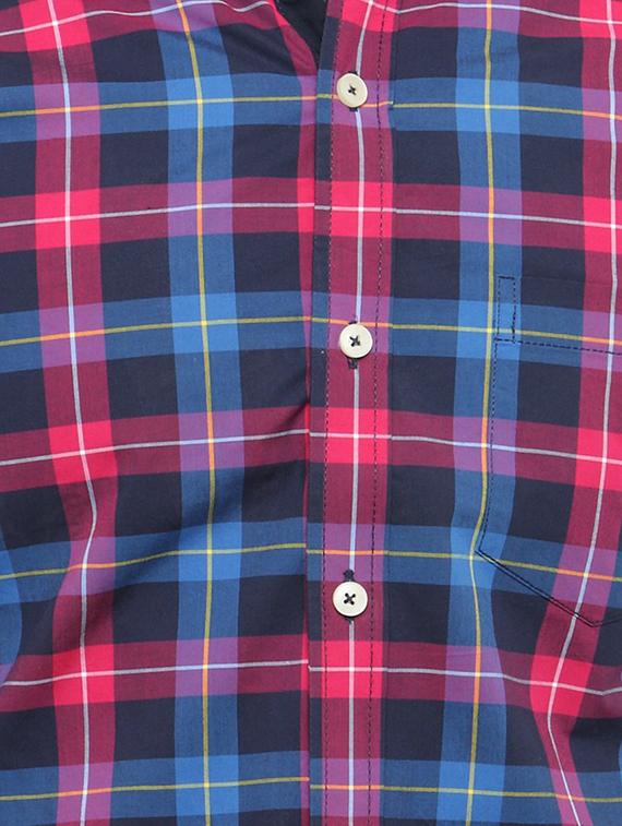 blue cotton casual shirt - 15028915 - Zoom Image - 5