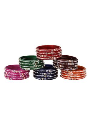 multi glass bangle - 15029139 - Standard Image - 2