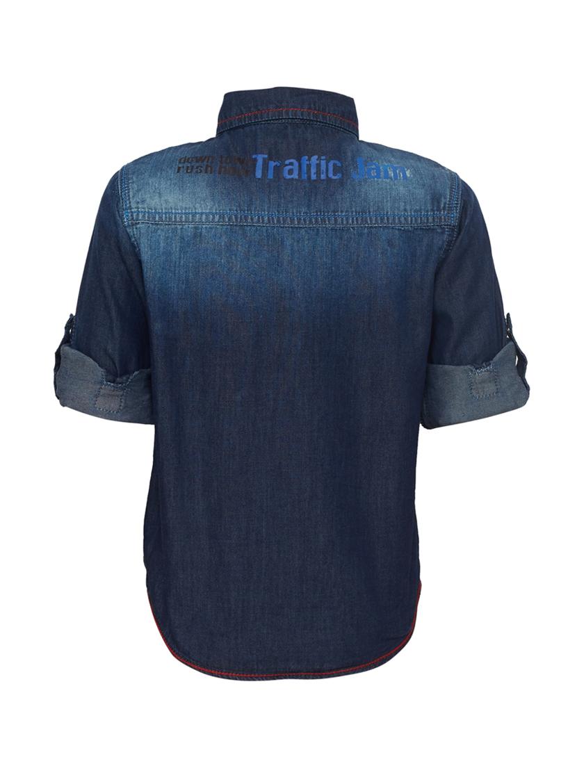 dark blue denim shirt - 15029721 - Zoom Image - 2