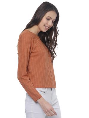 long sleeved knitted top - 15029743 - Standard Image - 2