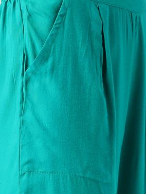 black cotton kurta palazzo set - 15030395 - Standard Image - 5