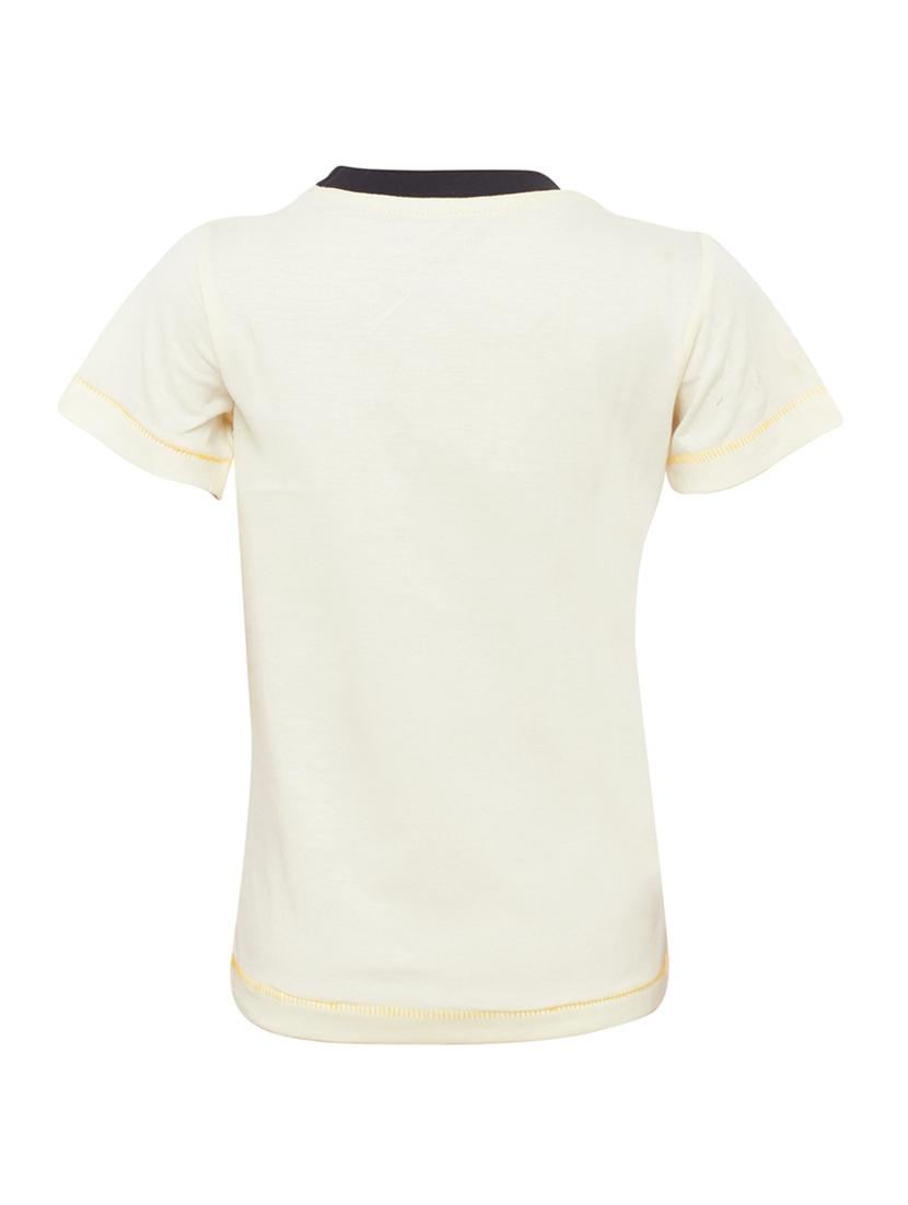beige cotton tshirt - 15030512 - Zoom Image - 2