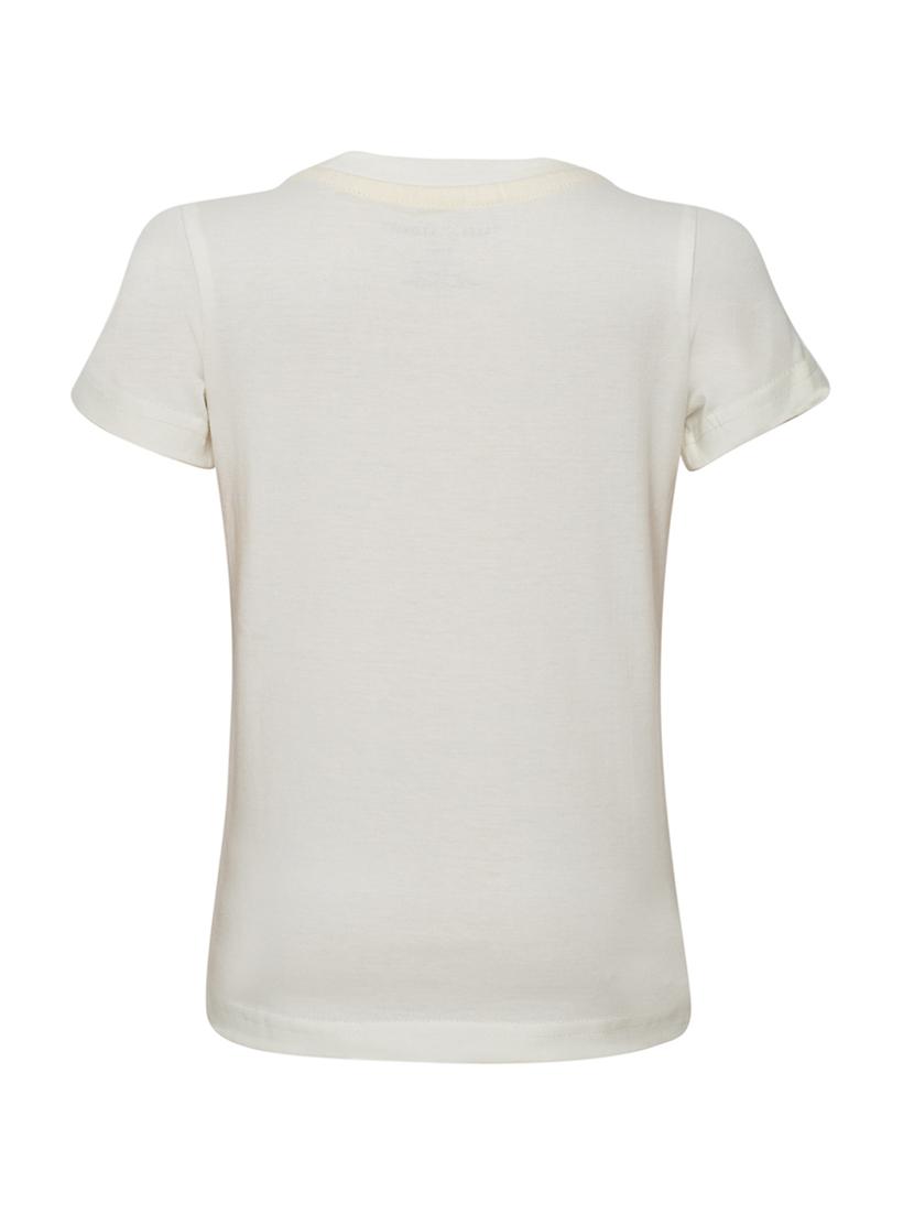 white cotton tshirt - 15030515 - Zoom Image - 2