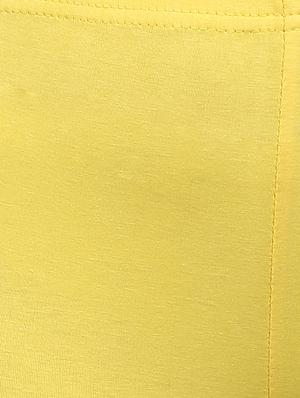 yellow solid leggings - 15030593 - Standard Image - 5