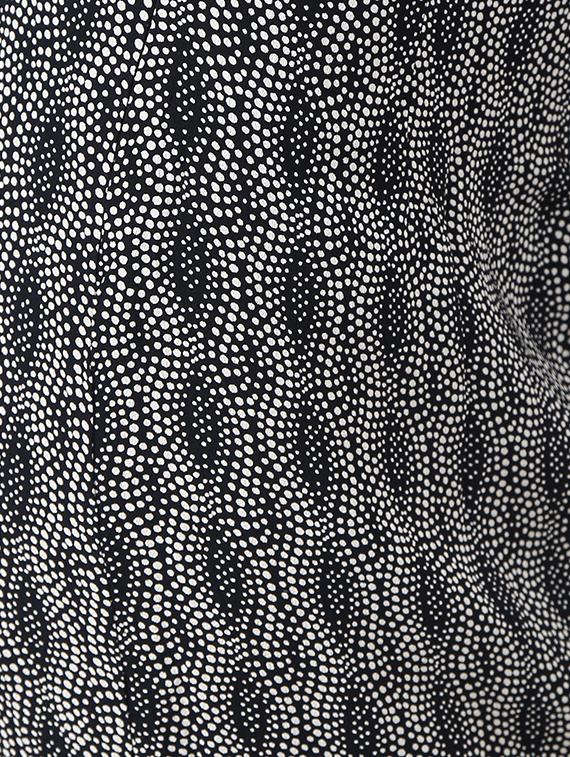 black printed viscose straight skirt - 15030776 - Zoom Image - 5