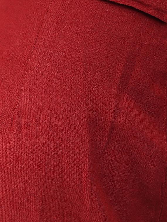 red linen wrap skirts - 15030778 - Zoom Image - 5