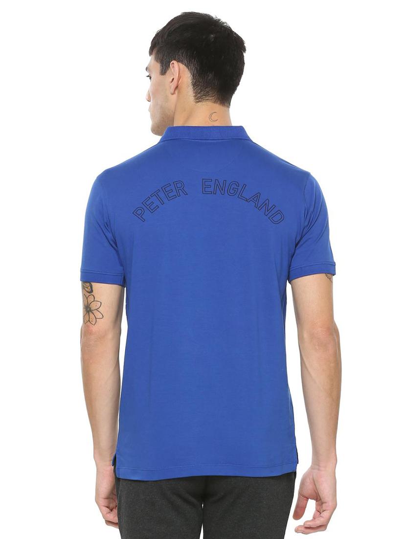 blue cotton front print tshirt - 15030854 - Zoom Image - 2