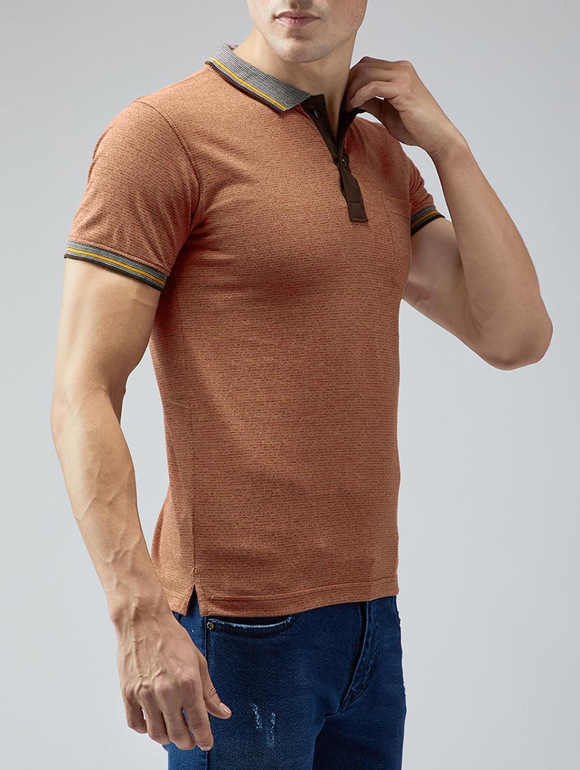 brown cotton pocket t-shirt - 15030917 - Zoom Image - 2