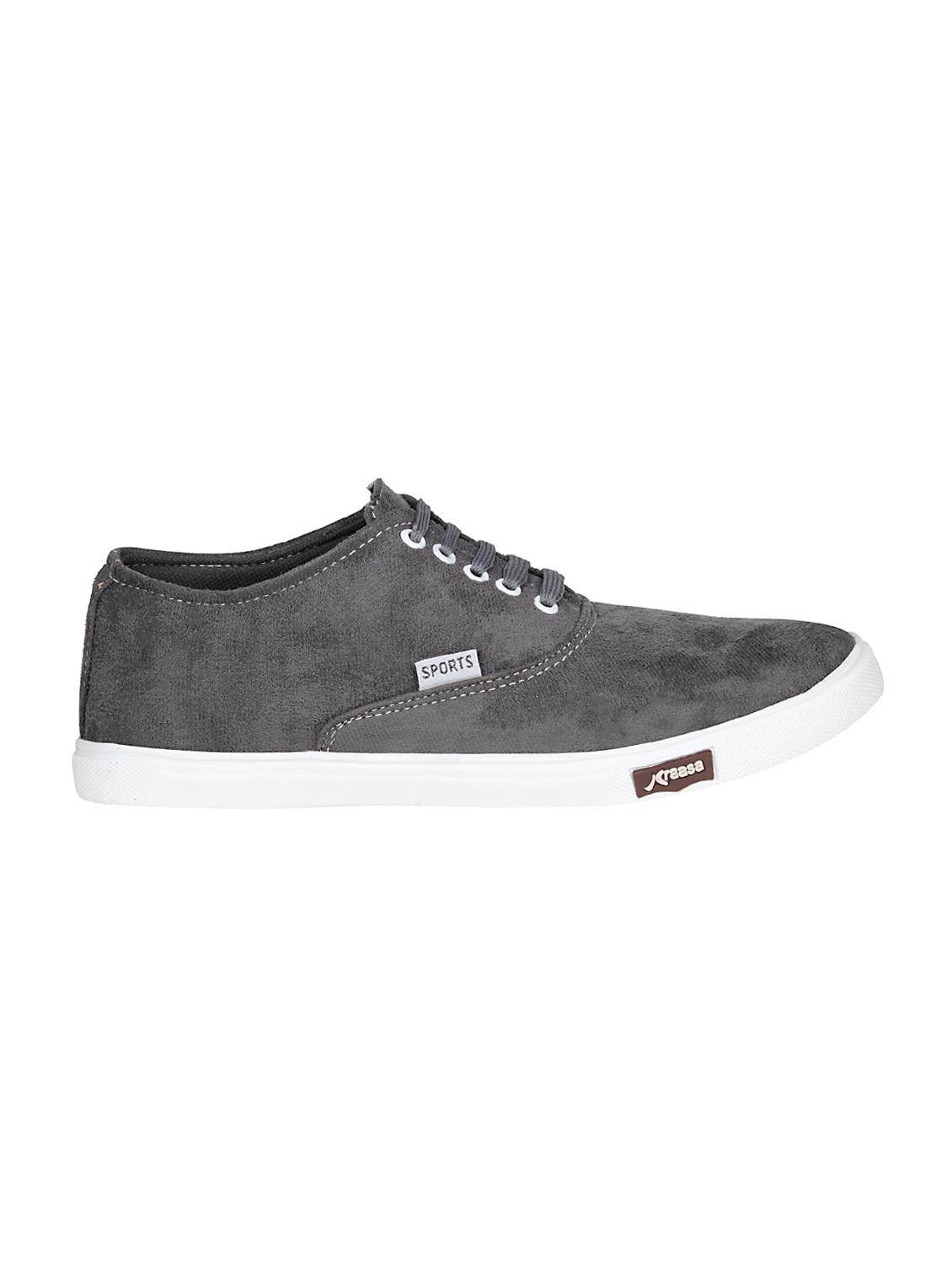 grey Suede lace up sneaker - 15032235 - Zoom Image - 2
