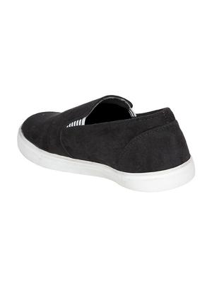 black Suede casual slipon - 15032239 - Standard Image - 2