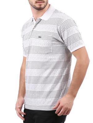 white cotton all over print tshirt - 15032426 - Standard Image - 2