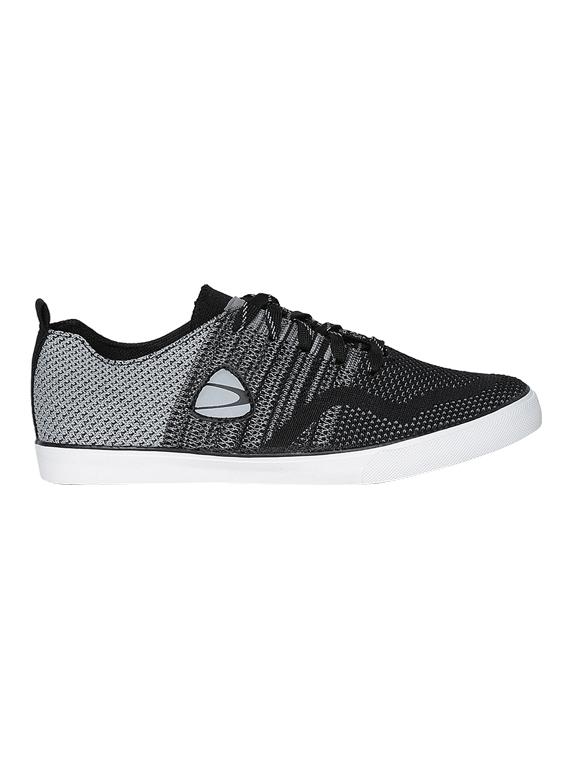 black Fabric lace up sneaker - 15033351 - Zoom Image - 2