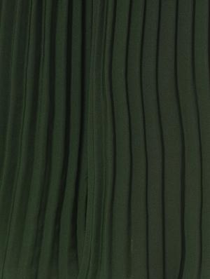 solid green crepe culottes - 15033740 - Standard Image - 5