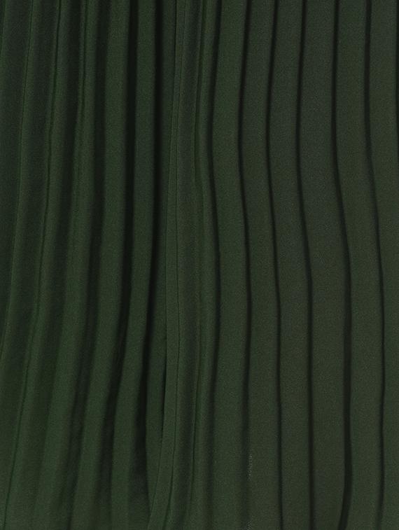 solid green crepe culottes - 15033740 - Zoom Image - 5