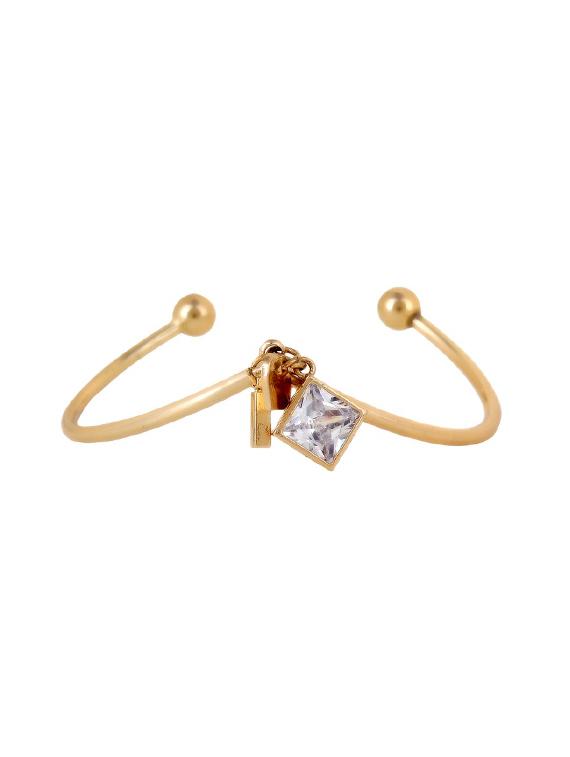 gold metal bracelet - 15033880 - Zoom Image - 2