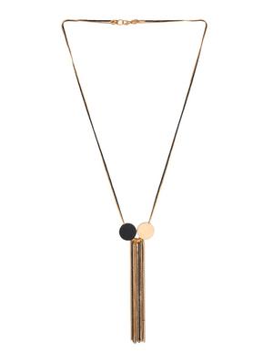 black metal long necklace - 15034022 - Standard Image - 2