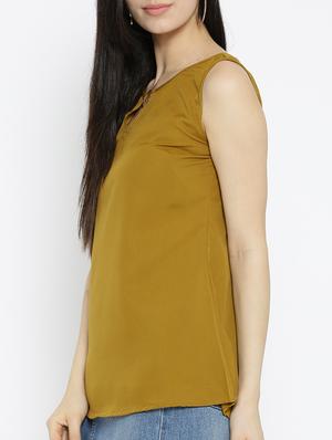 green solid a-line top - 15034252 - Standard Image - 2