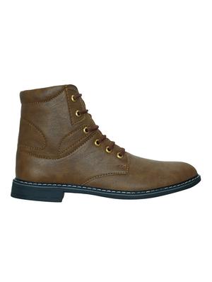 tan synthetic high ankle boots - 15036815 - Standard Image - 2