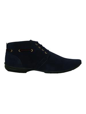 blue synthetic low ankle boots - 15036818 - Standard Image - 2