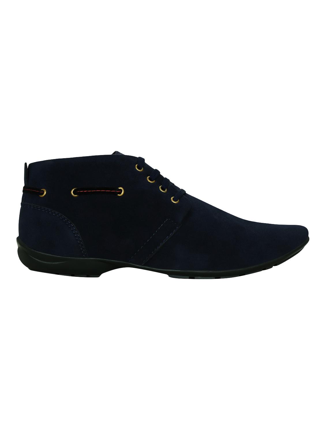 blue synthetic low ankle boots - 15036818 - Zoom Image - 2